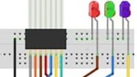 3 led-output Arduino