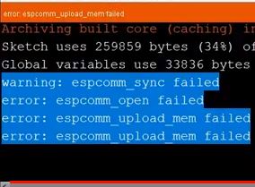 Esp8266-01 Error